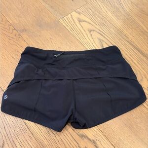 lululemon athletica Speed Up 2.5” Black  Women's Athletic Shorts